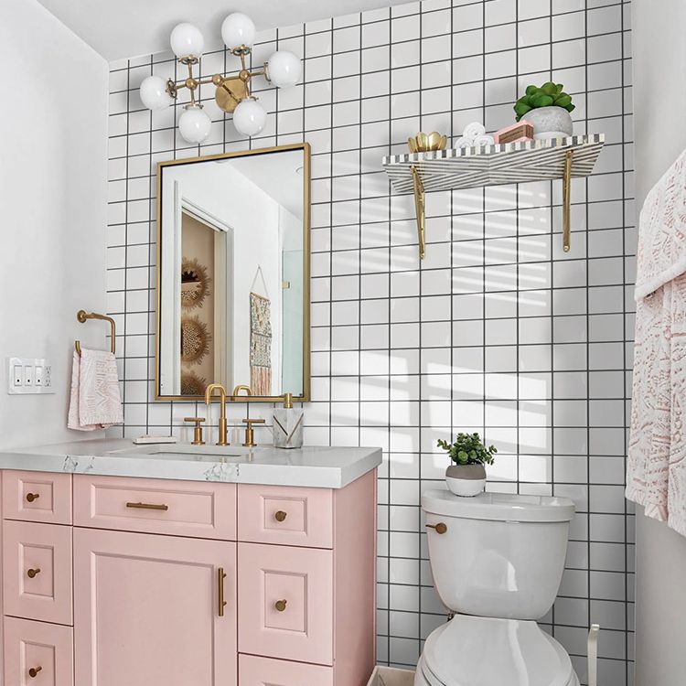 Square Peel and Stick Wall Tile PVC Waterproof Mosaic Tile Wallpaper Clearhalo 'Flooring 'Home Improvement' 'home_improvement' 'home_improvement_peel_stick_blacksplash' 'Peel & Stick Backsplash Tile' 'peel_stick_blacksplash' 'Walls & Ceilings' Walls and Ceiling' 1200x1200_1063d104-dbae-41f5-acb3-d517309cb8a6