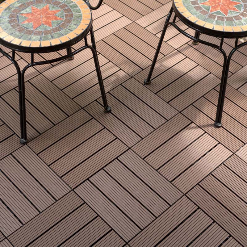 Outdoor Patio Flooring Tiles Embossed Composite Snap Fit Decking Tiles Clearhalo 'Home Improvement' 'home_improvement' 'home_improvement_outdoor_deck_tiles_planks' 'Outdoor Deck Tiles & Planks' 'Outdoor Flooring & Tile' 'Outdoor Remodel' 'outdoor_deck_tiles_planks' 1200x1200_1090feba-eef7-4b6f-96d1-7084dec69233