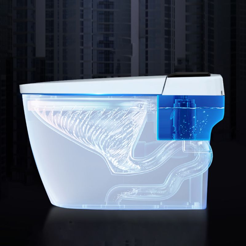 Floor Mount Bidet Elongated with Heated Seat Ceramic Contemporary Clearhalo 'Bathroom Remodel & Bathroom Fixtures' 'Bidets' 'Home Improvement' 'home_improvement' 'home_improvement_bidets' 'Toilets & Bidets' 1200x1200_10a8e99d-217c-4c4b-9905-f7484fb6d820