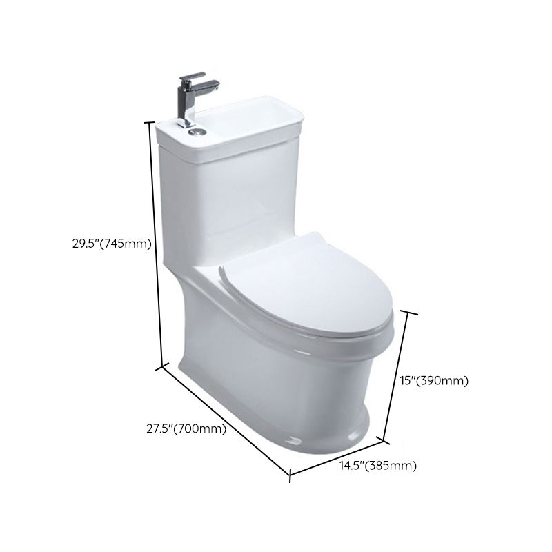 Contemporary Flush Toilet Floor Mount One-Piece Toilet Porcelain Urine Toilet Clearhalo 'Bathroom Remodel & Bathroom Fixtures' 'Home Improvement' 'home_improvement' 'home_improvement_toilets' 'Toilets & Bidets' 'Toilets' 1200x1200_10b0f4bd-741d-4ce2-bc52-907b17a38031