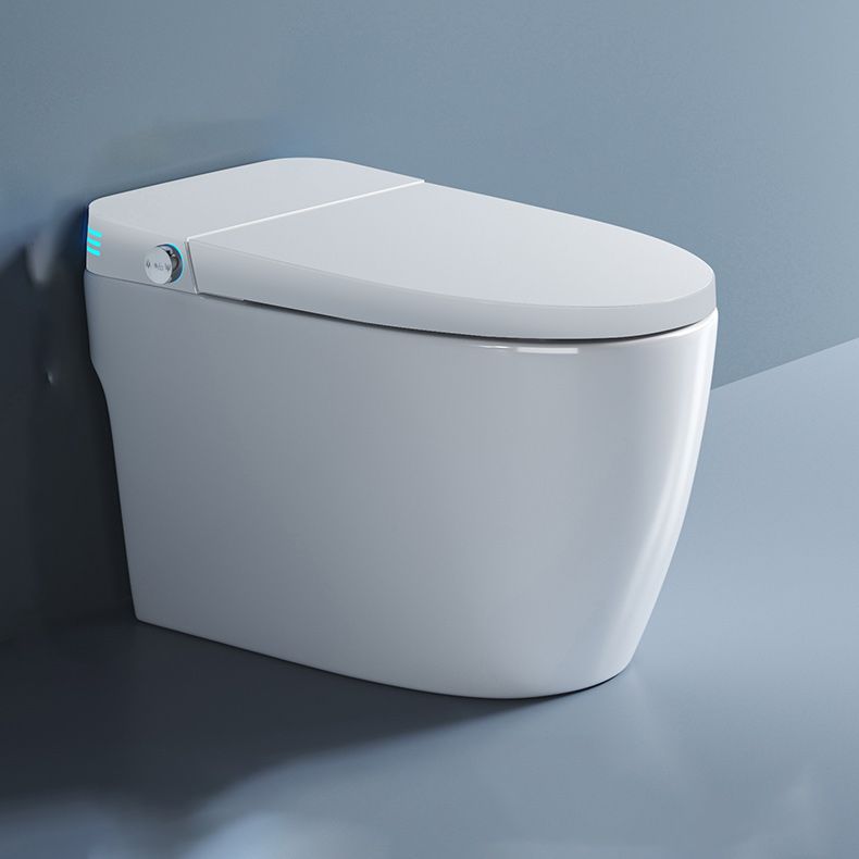 White Elongated Floor Mount Bidet All-In-One Smart Bidet with Heated Seat Clearhalo 'Bathroom Remodel & Bathroom Fixtures' 'Bidets' 'Home Improvement' 'home_improvement' 'home_improvement_bidets' 'Toilets & Bidets' 1200x1200_10c9513e-a8f6-41a7-9685-4167cb476c33