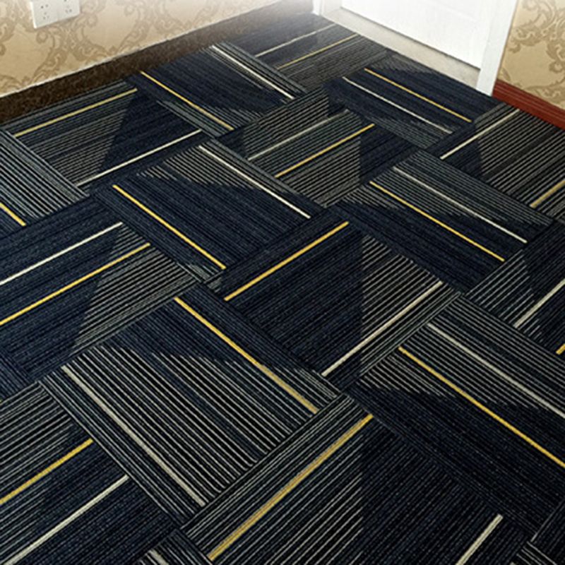 Dark Color Level Loop Carpet Tile Non-Skid Self Adhesive Indoor Office Carpet Tiles Clearhalo 'Carpet Tiles & Carpet Squares' 'carpet_tiles_carpet_squares' 'Flooring 'Home Improvement' 'home_improvement' 'home_improvement_carpet_tiles_carpet_squares' Walls and Ceiling' 1200x1200_111447d0-8b07-40a0-9f9b-65fd60df3309
