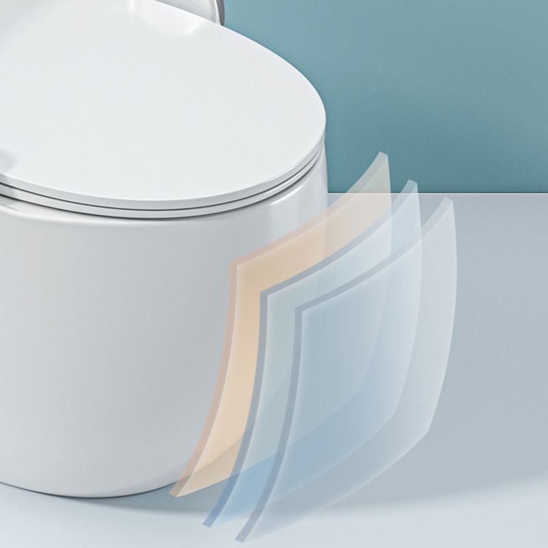 Contemporary Ceramic Toilet Floor Mount Urine Toilet with Slow Close Seat for Bathroom Clearhalo 'Bathroom Remodel & Bathroom Fixtures' 'Home Improvement' 'home_improvement' 'home_improvement_toilets' 'Toilets & Bidets' 'Toilets' 1200x1200_112cf670-628b-4f17-8ca9-38a0dac4724a