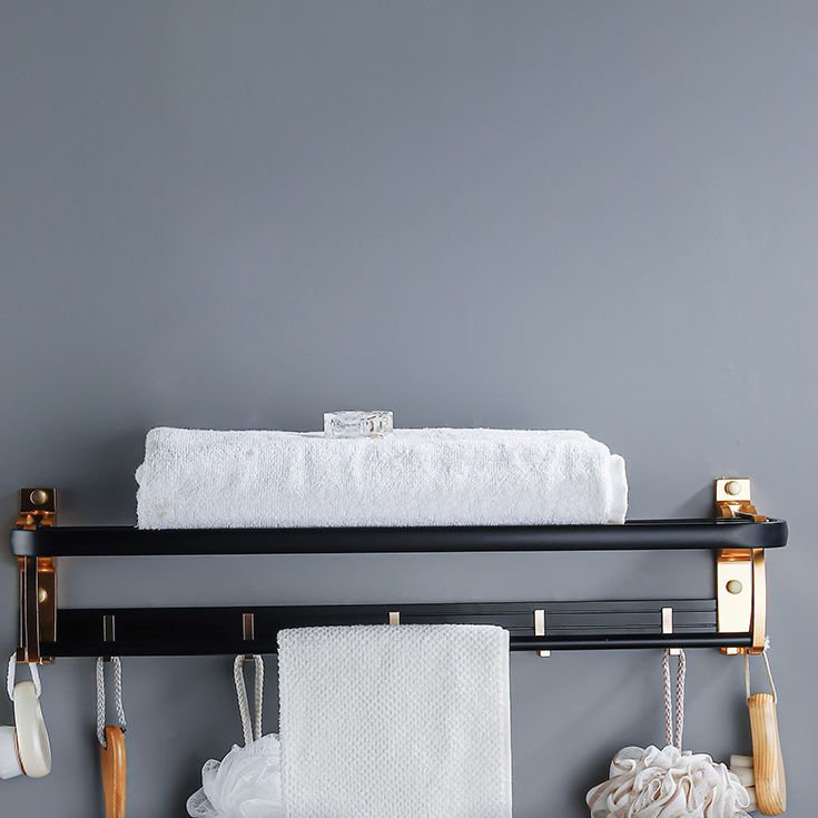 Contemporary Bathroom Accessory As Individual Or As a Set in Black/White Clearhalo 'Bathroom Hardware Sets' 'Bathroom Hardware' 'Bathroom Remodel & Bathroom Fixtures' 'bathroom_hardware_sets' 'Home Improvement' 'home_improvement' 'home_improvement_bathroom_hardware_sets' 1200x1200_113d65b6-fe66-4e75-864b-3d337cb646fb