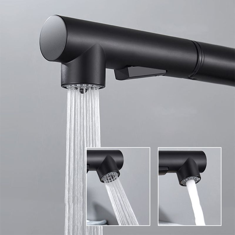 Contemporary Kitchen Faucet Copper 1-Handle High Arc Kitchen Faucet Clearhalo 'Home Improvement' 'home_improvement' 'home_improvement_kitchen_faucets' 'Kitchen Faucets' 'Kitchen Remodel & Kitchen Fixtures' 'Kitchen Sinks & Faucet Components' 'kitchen_faucets' 1200x1200_11509f56-fc61-423f-9aa8-575a9bc0762e