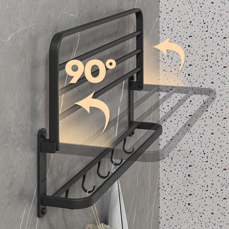 7-Piece Modern Bathroom Accessory Set Matte Black Bathroom Set with Towel Bar/Bath Shelf Clearhalo 'Bathroom Hardware Sets' 'Bathroom Hardware' 'Bathroom Remodel & Bathroom Fixtures' 'bathroom_hardware_sets' 'Home Improvement' 'home_improvement' 'home_improvement_bathroom_hardware_sets' 1200x1200_116146db-ff97-475e-bc96-191a07a5682d