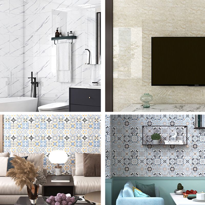 Bathroom Mosaic Tile Marble Print Peel and Stick Backsplash Tile Clearhalo 'Flooring 'Home Improvement' 'home_improvement' 'home_improvement_peel_stick_blacksplash' 'Peel & Stick Backsplash Tile' 'peel_stick_blacksplash' 'Walls & Ceilings' Walls and Ceiling' 1200x1200_116338c0-c0a4-42d9-9786-f3527aebf374