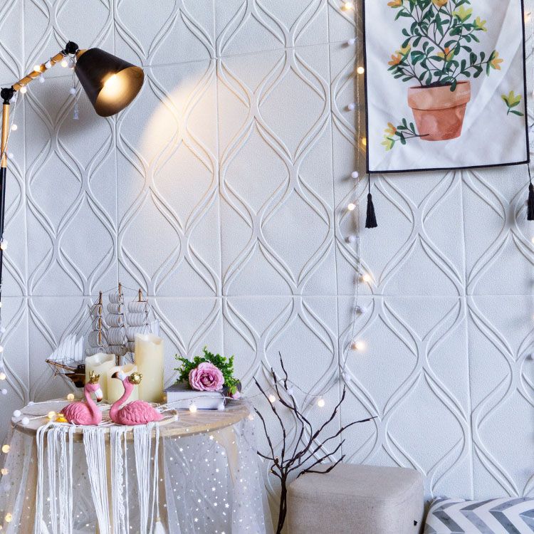 Modern Wall Paneling 3D Print Wall Interior Wall Panels Set of 40 Clearhalo 'Flooring 'Home Improvement' 'home_improvement' 'home_improvement_wall_paneling' 'Wall Paneling' 'wall_paneling' 'Walls & Ceilings' Walls and Ceiling' 1200x1200_117608ce-ff86-4f7f-88f0-4cf5065de3d0