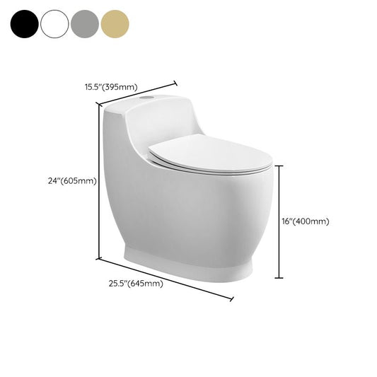 Modern Floor Mount Toilet Bowl Siphon Jet Toilet with Seat for Bathroom Clearhalo 'Bathroom Remodel & Bathroom Fixtures' 'Home Improvement' 'home_improvement' 'home_improvement_toilets' 'Toilets & Bidets' 'Toilets' 1200x1200_117bd00b-808e-4fc4-8e05-bf9da466db7b