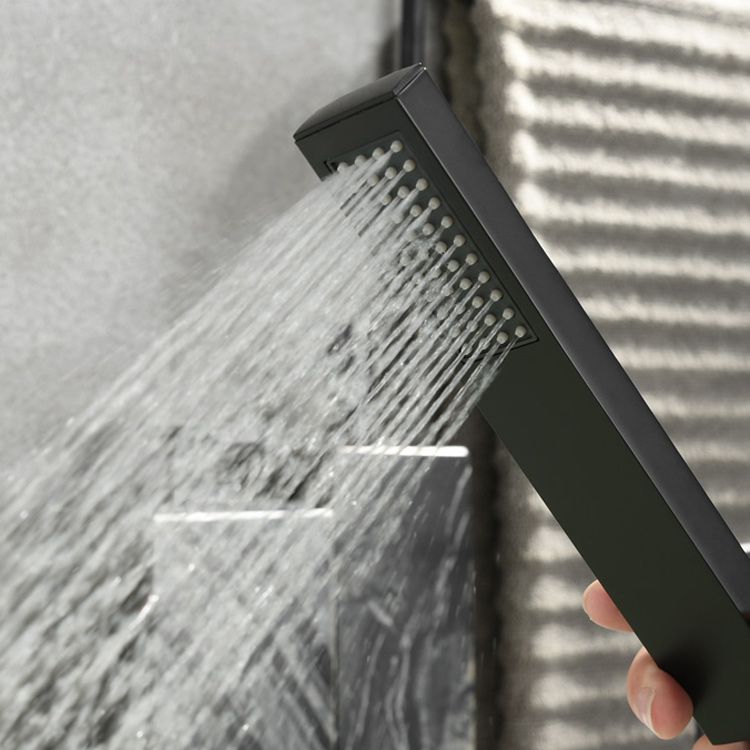 Modern Shower Faucet Brass Handheld Shower Head Wall Mounted Shower Trim Clearhalo 'Bathroom Remodel & Bathroom Fixtures' 'Home Improvement' 'home_improvement' 'home_improvement_shower_faucets' 'Shower Faucets & Systems' 'shower_faucets' 'Showers & Bathtubs Plumbing' 'Showers & Bathtubs' 1200x1200_118143e7-bfff-49a1-a561-08047a116a5a