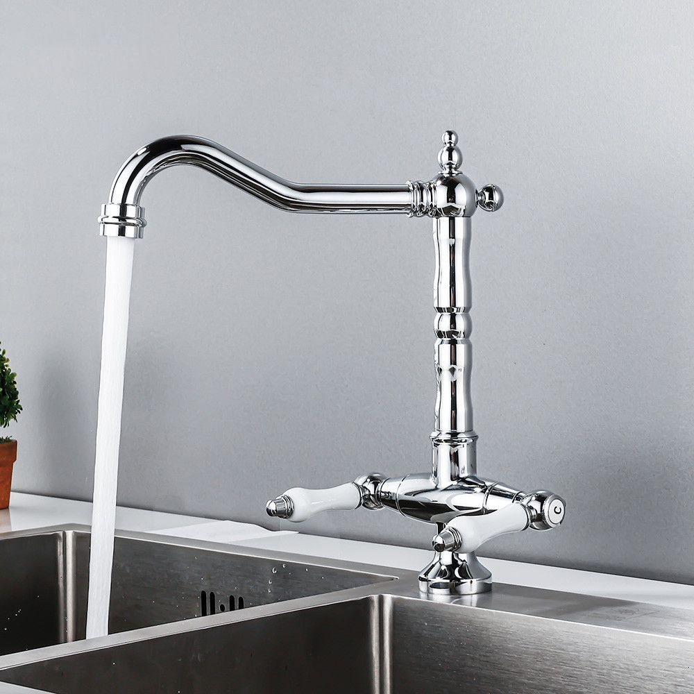 Traditional Kitchen Bar Faucet Double Handle High Arch No Sensor Bar Faucet Clearhalo 'Home Improvement' 'home_improvement' 'home_improvement_kitchen_faucets' 'Kitchen Faucets' 'Kitchen Remodel & Kitchen Fixtures' 'Kitchen Sinks & Faucet Components' 'kitchen_faucets' 1200x1200_119acf05-a359-48db-b776-c580ee3566de