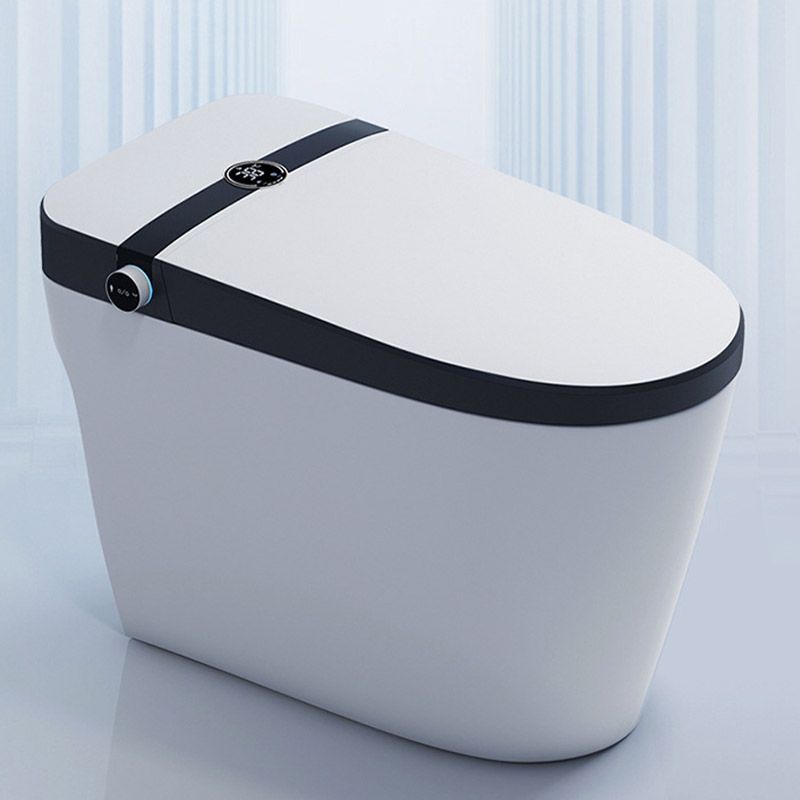 Modern Skirted White Heated Seat Toilet ABS Floor Mounted Flush Toilet with Seat Clearhalo 'Bathroom Remodel & Bathroom Fixtures' 'Home Improvement' 'home_improvement' 'home_improvement_toilets' 'Toilets & Bidets' 'Toilets' 1200x1200_11ab1116-f844-4ccb-8a2e-772777db0518