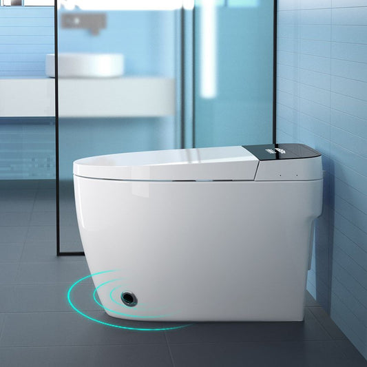 Modern Siphon Jet One Piece Toilet Bowl White Heated Seat Urine Toilet with Toilet Seat Clearhalo 'Bathroom Remodel & Bathroom Fixtures' 'Home Improvement' 'home_improvement' 'home_improvement_toilets' 'Toilets & Bidets' 'Toilets' 1200x1200_11ab20c0-d928-4ce4-861d-f1ad4d3ff290