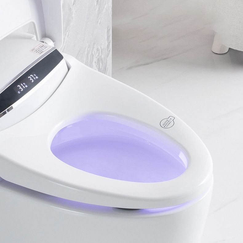 White Elongated Floor Mount Bidet Floor Standing Bidet with Heated Seat Clearhalo 'Bathroom Remodel & Bathroom Fixtures' 'Bidets' 'Home Improvement' 'home_improvement' 'home_improvement_bidets' 'Toilets & Bidets' 1200x1200_11db13be-d159-4410-8e63-16f121b4bb2a