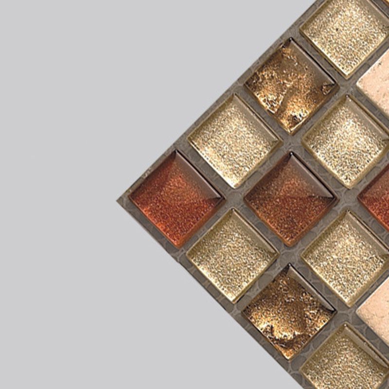 PVC Square Peel & Stick Mosaic Tile Multi-Color Backsplash & Wall Tile Clearhalo 'Flooring 'Home Improvement' 'home_improvement' 'home_improvement_peel_stick_blacksplash' 'Peel & Stick Backsplash Tile' 'peel_stick_blacksplash' 'Walls & Ceilings' Walls and Ceiling' 1200x1200_11e42562-4af8-4278-90d4-fd3b687c7d34