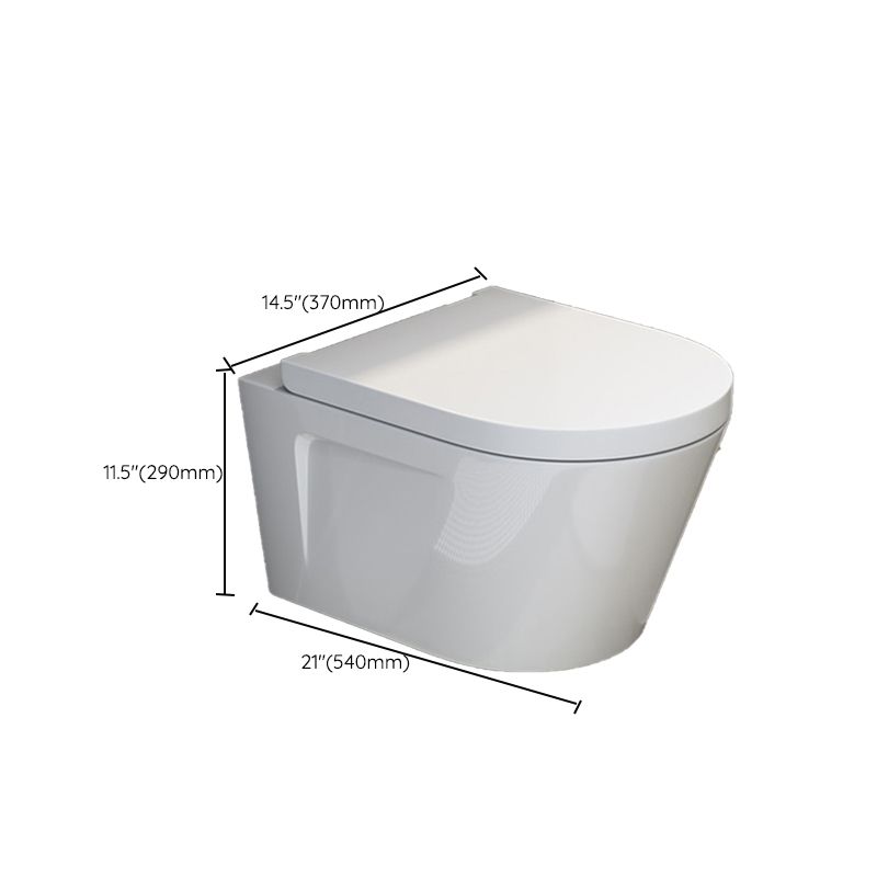 Contemporary Wall Hung Flush Toilet Ceramic Urine Toilet with Seat for Washroom Clearhalo 'Bathroom Remodel & Bathroom Fixtures' 'Home Improvement' 'home_improvement' 'home_improvement_toilets' 'Toilets & Bidets' 'Toilets' 1200x1200_11f7f061-4c44-41d3-9c14-d395b02f4838