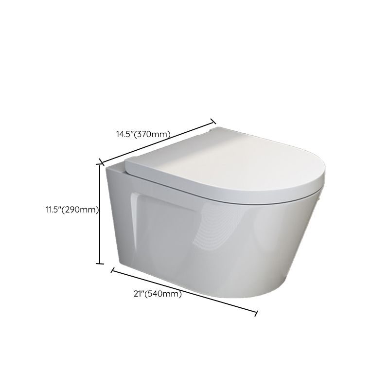 Contemporary Wall Hung Flush Toilet Ceramic Urine Toilet with Seat for Washroom Clearhalo 'Bathroom Remodel & Bathroom Fixtures' 'Home Improvement' 'home_improvement' 'home_improvement_toilets' 'Toilets & Bidets' 'Toilets' 1200x1200_11f7f061-4c44-41d3-9c14-d395b02f4838