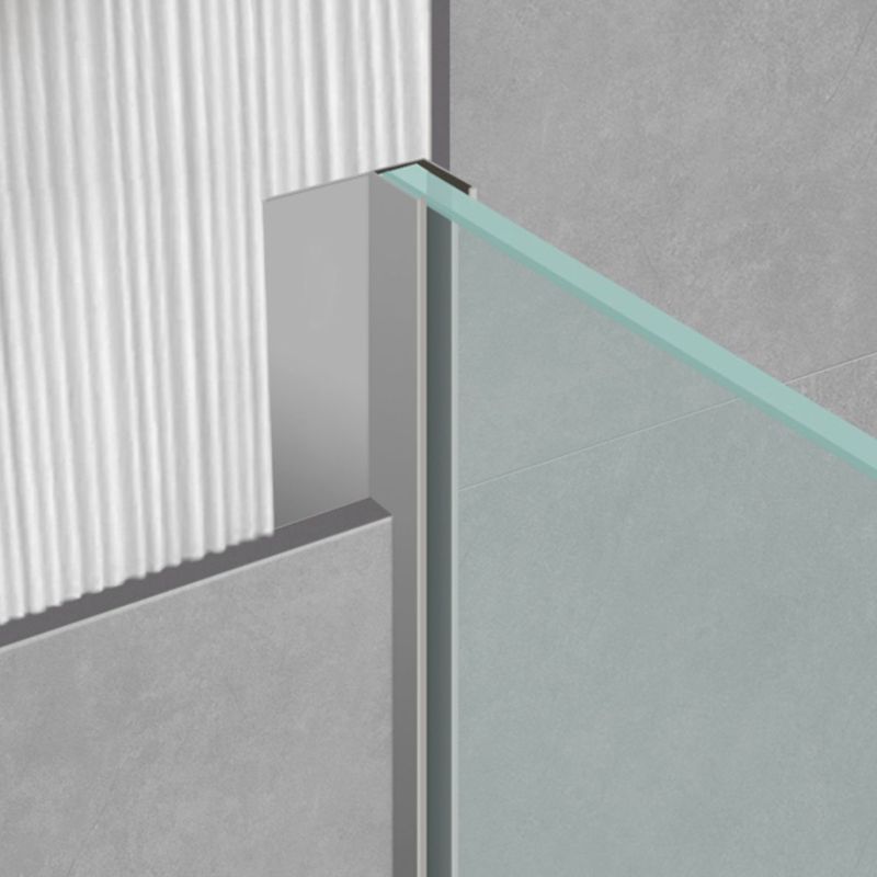 Frameless Glass Partition Bathroom Screen, Minimalist Bathroom Half Partition Glass Panel Clearhalo 'Bathroom Remodel & Bathroom Fixtures' 'Home Improvement' 'home_improvement' 'home_improvement_shower_tub_doors' 'Shower and Tub Doors' 'shower_tub_doors' 'Showers & Bathtubs' 1200x1200_1251c20f-f7cb-4582-ba1f-be361b09ef40