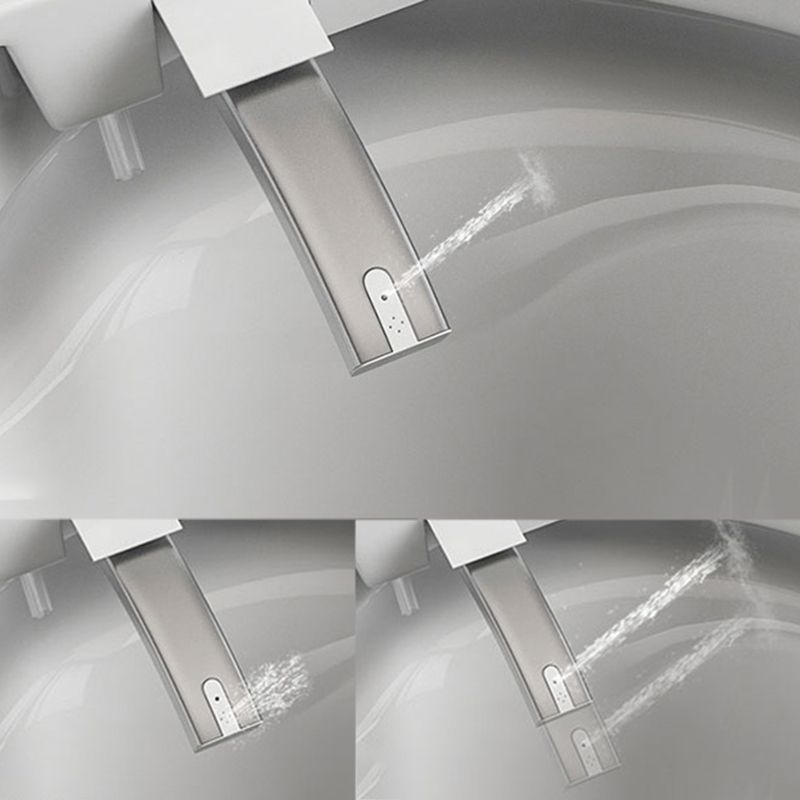 Contemporary Floor Standing Bidet in White Elongated Toilet Clearhalo 'Bathroom Remodel & Bathroom Fixtures' 'Bidets' 'Home Improvement' 'home_improvement' 'home_improvement_bidets' 'Toilets & Bidets' 1200x1200_125eaa79-6717-412d-a586-d0b178cd356a