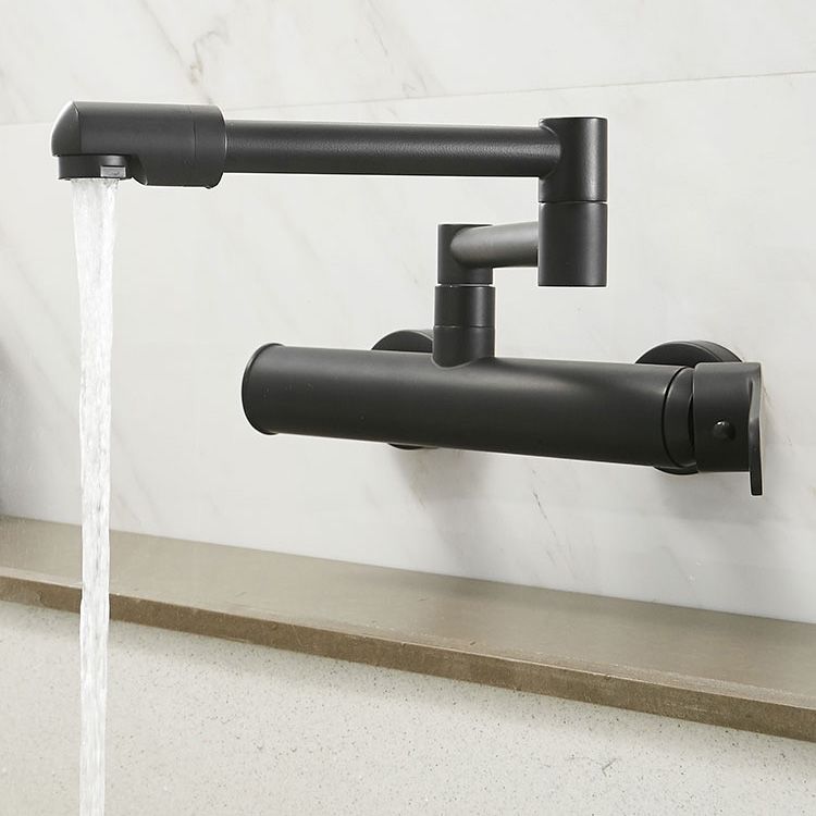 Kitchen Faucet Single Handle Lever Modern Wall Mounted Pot Filler Clearhalo 'Home Improvement' 'home_improvement' 'home_improvement_kitchen_faucets' 'Kitchen Faucets' 'Kitchen Remodel & Kitchen Fixtures' 'Kitchen Sinks & Faucet Components' 'kitchen_faucets' 1200x1200_1261b4be-864a-4990-b6af-2baf433dd07b