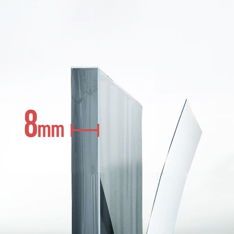Bypass Semi Frameless Shower Door Tempered Glass Shower Door in Black Clearhalo 'Bathroom Remodel & Bathroom Fixtures' 'Home Improvement' 'home_improvement' 'home_improvement_shower_tub_doors' 'Shower and Tub Doors' 'shower_tub_doors' 'Showers & Bathtubs' 1200x1200_127eb904-f297-46a7-923d-83d83cd1a843