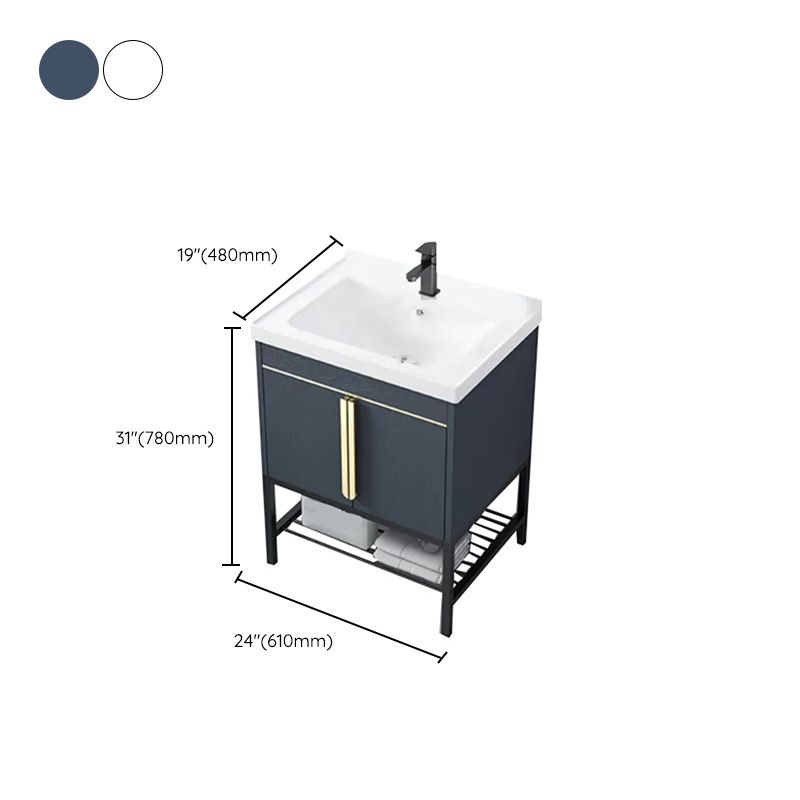 Modern Stainless Steel Bathroom Sink Vanity Faucet Included Vanity Sink Clearhalo 'Bathroom Remodel & Bathroom Fixtures' 'Bathroom Vanities' 'bathroom_vanities' 'Home Improvement' 'home_improvement' 'home_improvement_bathroom_vanities' 1200x1200_128aa5f2-2fa5-4ff0-be5c-a6713430f4f1