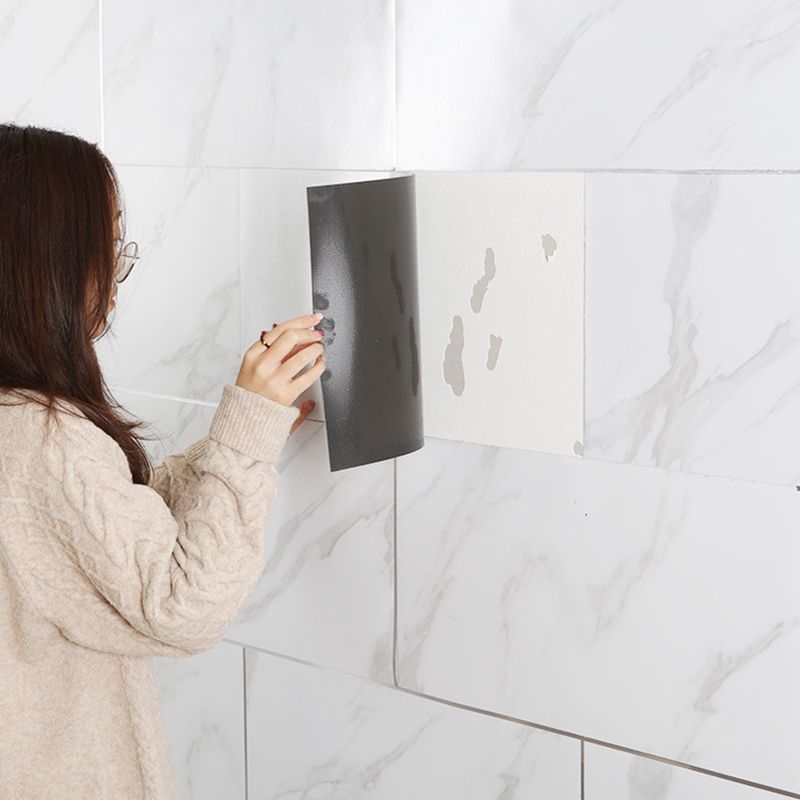 Modern Field Tile/Single Tile Wallpaper PVC Peel and Stick Backsplash Wall Tile Clearhalo 'Flooring 'Home Improvement' 'home_improvement' 'home_improvement_peel_stick_blacksplash' 'Peel & Stick Backsplash Tile' 'peel_stick_blacksplash' 'Walls & Ceilings' Walls and Ceiling' 1200x1200_128fe9a7-b8c9-4772-af6f-3240290df084