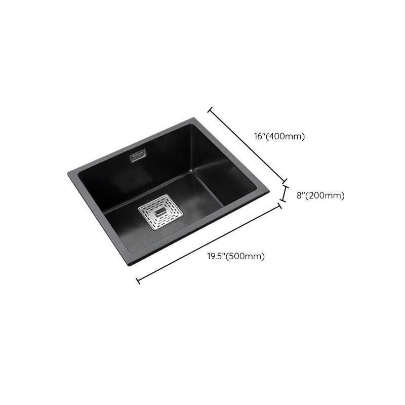 Rectangle Quartz Sink in Black Drop-In Kitchen Sink with Drain Assembly Clearhalo 'Home Improvement' 'home_improvement' 'home_improvement_kitchen_sinks' 'Kitchen Remodel & Kitchen Fixtures' 'Kitchen Sinks & Faucet Components' 'Kitchen Sinks' 'kitchen_sinks' 1200x1200_12a4280d-f034-44d6-bb5d-858f4c32a7cd