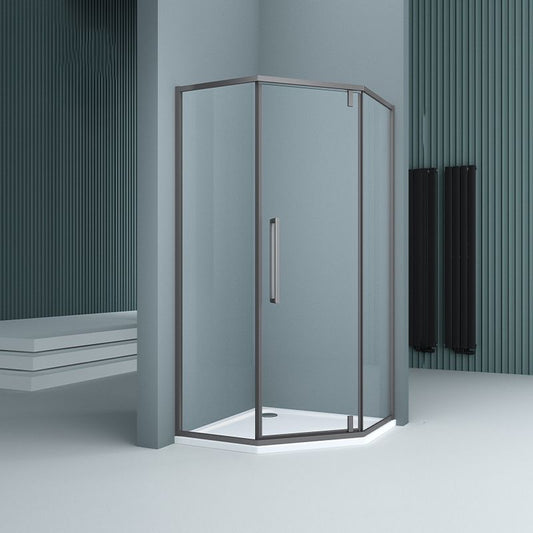 Transparent Shower Bath Door Pivot Scratch Resistant Shower Bath Door Clearhalo 'Bathroom Remodel & Bathroom Fixtures' 'Home Improvement' 'home_improvement' 'home_improvement_shower_tub_doors' 'Shower and Tub Doors' 'shower_tub_doors' 'Showers & Bathtubs' 1200x1200_12ba9abd-a2c4-4134-b794-febed9b75ffe