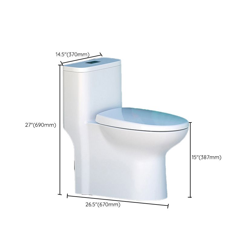 Modern Floor Mounted Toilet Slow Close Seat Included Toilet Bowl for Bathroom Clearhalo 'Bathroom Remodel & Bathroom Fixtures' 'Home Improvement' 'home_improvement' 'home_improvement_toilets' 'Toilets & Bidets' 'Toilets' 1200x1200_12f0cd1f-b882-46ee-9420-f265f2d85761