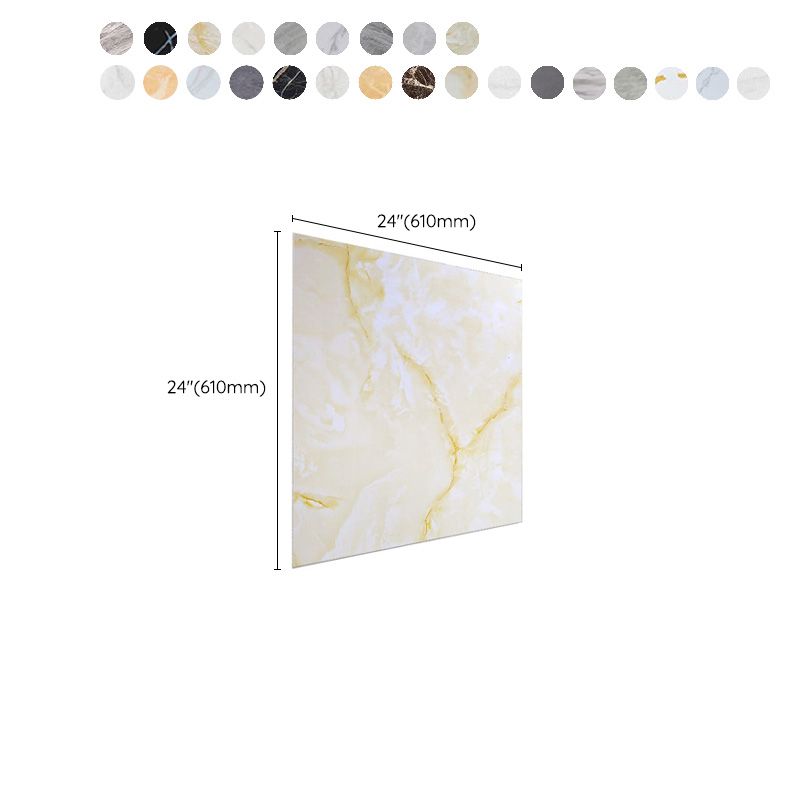 Home Indoor Vinyl Floor Peel and Stick Marble Print Square PVC Flooring Clearhalo 'Flooring 'Home Improvement' 'home_improvement' 'home_improvement_vinyl_flooring' 'Vinyl Flooring' 'vinyl_flooring' Walls and Ceiling' 1200x1200_131b9342-ed0f-4f77-b77c-3e138b0038b9