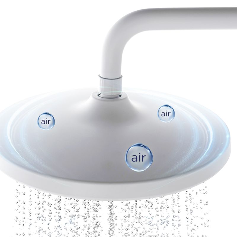 White Thermostatic Shower Set Bathroom Shower All Copper Household Clearhalo 'Bathroom Remodel & Bathroom Fixtures' 'Home Improvement' 'home_improvement' 'home_improvement_shower_faucets' 'Shower Faucets & Systems' 'shower_faucets' 'Showers & Bathtubs Plumbing' 'Showers & Bathtubs' 1200x1200_1345273b-d58a-474a-8a25-6de56727c505