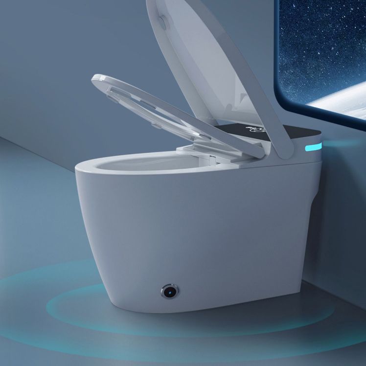 Foot Sensor Contemporary Plastic Bidets White Elongated Smart Toilet Clearhalo 'Bathroom Remodel & Bathroom Fixtures' 'Bidets' 'Home Improvement' 'home_improvement' 'home_improvement_bidets' 'Toilets & Bidets' 1200x1200_135f887a-ab6c-4b0c-92b2-247cc980bd3c