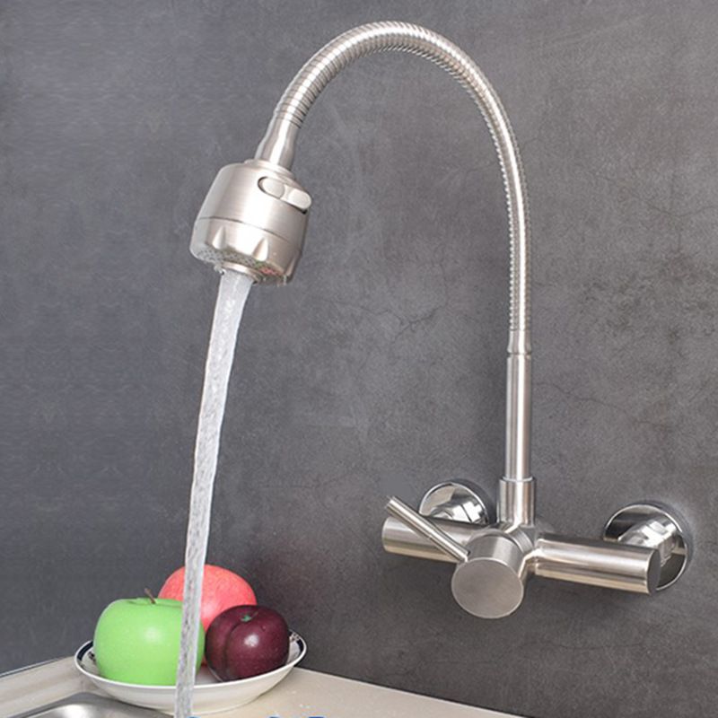 Modern Faucet 1-Handle 2-Hole Single Level Low Profile Pot Filler Faucet Clearhalo 'Home Improvement' 'home_improvement' 'home_improvement_kitchen_faucets' 'Kitchen Faucets' 'Kitchen Remodel & Kitchen Fixtures' 'Kitchen Sinks & Faucet Components' 'kitchen_faucets' 1200x1200_136c3ec1-aa7b-46f9-a45d-50c6ac3be307