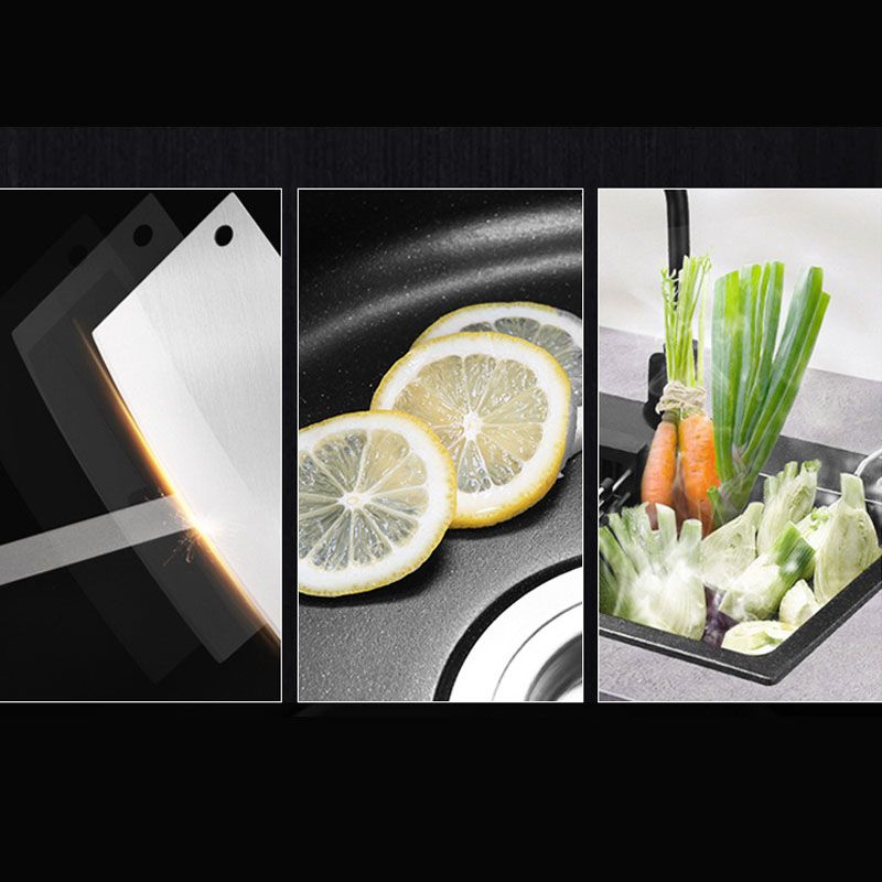 Modern Kitchen Sink Stainless Steel with Accessories Faucet and Soap Dispenser Workstation Clearhalo 'Home Improvement' 'home_improvement' 'home_improvement_kitchen_sinks' 'Kitchen Remodel & Kitchen Fixtures' 'Kitchen Sinks & Faucet Components' 'Kitchen Sinks' 'kitchen_sinks' 1200x1200_1374362f-30e4-48f1-8491-b251645a5801