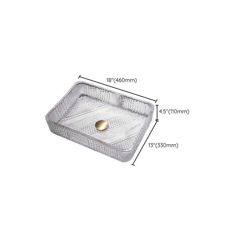 Modern Clear Wash Stand Glass Trough Bathroom Sink for Bathroom Clearhalo 'Bathroom Remodel & Bathroom Fixtures' 'Bathroom Sinks & Faucet Components' 'Bathroom Sinks' 'bathroom_sink' 'Home Improvement' 'home_improvement' 'home_improvement_bathroom_sink' 1200x1200_1376e309-a725-422a-8d16-a44e757c0379