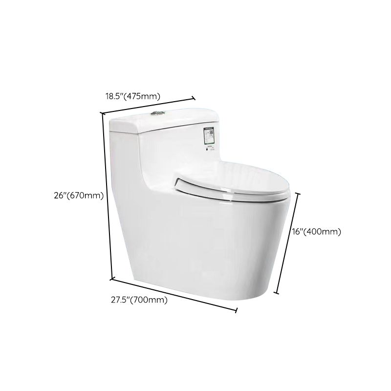 Porcelain Siphon Jet Toilet Floor Mounted One Piece Toilet Urine Toilet Clearhalo 'Bathroom Remodel & Bathroom Fixtures' 'Home Improvement' 'home_improvement' 'home_improvement_toilets' 'Toilets & Bidets' 'Toilets' 1200x1200_137e5cb3-aba0-45b1-a4cc-0532f56fab10