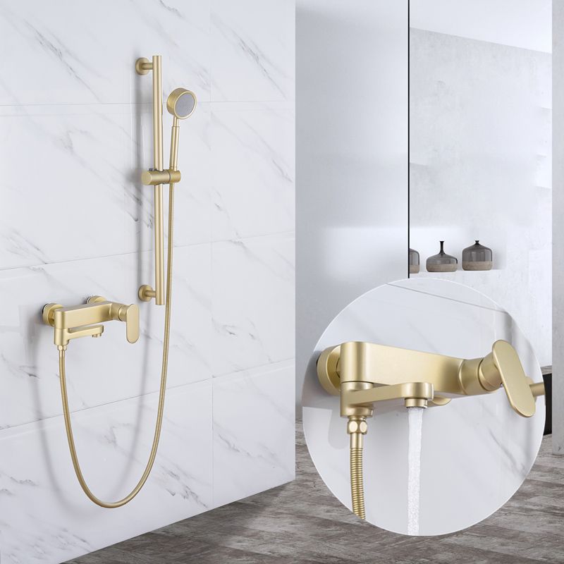 Ultra-Luxury Shower Trim Wall Mounted Included Hand Shower and Faucet Clearhalo 'Bathroom Remodel & Bathroom Fixtures' 'Home Improvement' 'home_improvement' 'home_improvement_shower_faucets' 'Shower Faucets & Systems' 'shower_faucets' 'Showers & Bathtubs Plumbing' 'Showers & Bathtubs' 1200x1200_138d0da0-9928-4160-8868-1a83a8e4ee2f