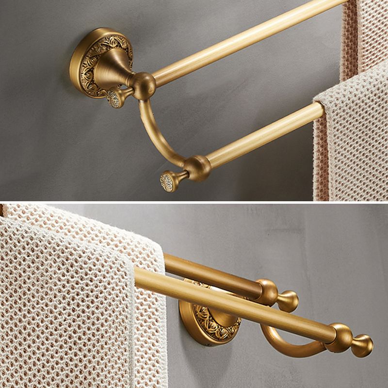 Traditional Brushed Brass Bathroom Accessory As Individual Or As a Set Clearhalo 'Bathroom Hardware Sets' 'Bathroom Hardware' 'Bathroom Remodel & Bathroom Fixtures' 'bathroom_hardware_sets' 'Home Improvement' 'home_improvement' 'home_improvement_bathroom_hardware_sets' 1200x1200_13b4a7af-ce8a-4fd7-ae13-ccc0243d8f8d
