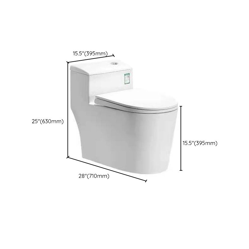Modern Ceramic Siphon Jet Toilet Bowl Floor Mount Flush Toilet with Toilet Seat Clearhalo 'Bathroom Remodel & Bathroom Fixtures' 'Home Improvement' 'home_improvement' 'home_improvement_toilets' 'Toilets & Bidets' 'Toilets' 1200x1200_13c38b0b-1ce1-4865-bcb1-007122c0809e