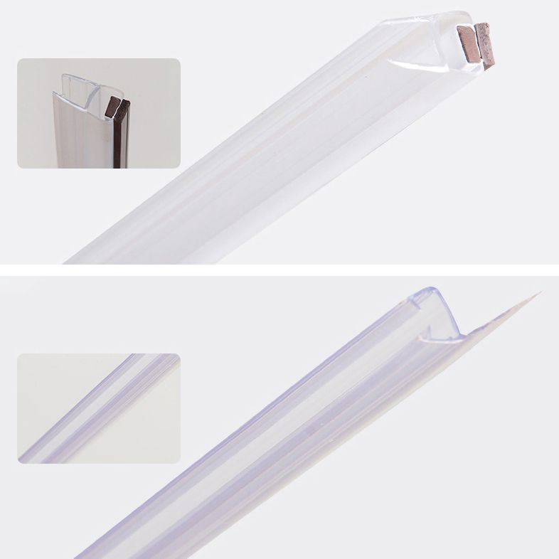 Shower Enclosure Semi-Frameless Single Sliding Square Black Shower Stall Clearhalo 'Bathroom Remodel & Bathroom Fixtures' 'Home Improvement' 'home_improvement' 'home_improvement_shower_stalls_enclosures' 'Shower Stalls & Enclosures' 'shower_stalls_enclosures' 'Showers & Bathtubs' 1200x1200_13cead2b-5b8a-4337-a8b6-fc3f63df233d