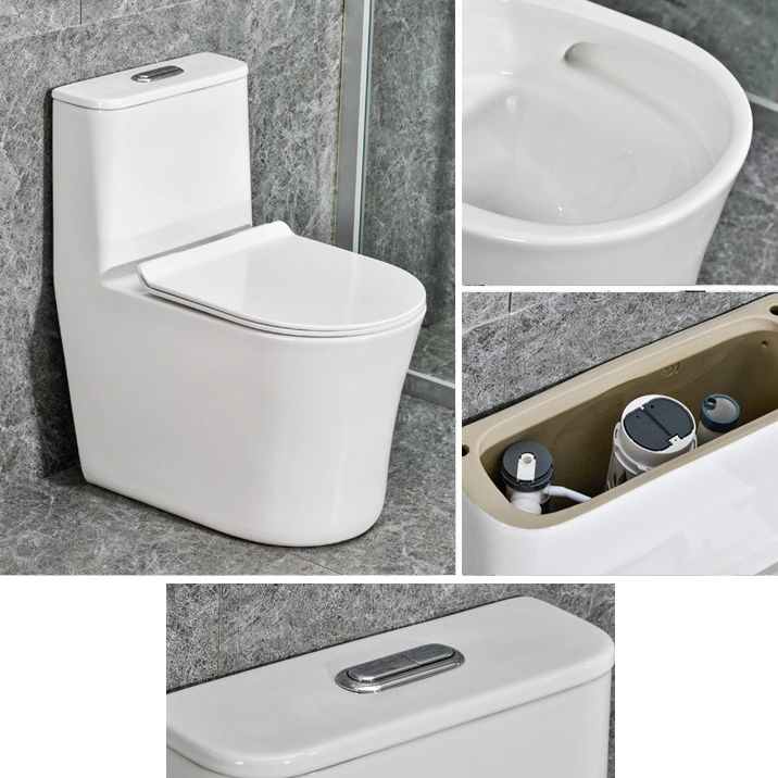 Modern White Flush Toilet Ceramic Elong One-Piece Toilet with Slow Close Seat Clearhalo 'Bathroom Remodel & Bathroom Fixtures' 'Home Improvement' 'home_improvement' 'home_improvement_toilets' 'Toilets & Bidets' 'Toilets' 1200x1200_13d2ff48-e46f-47ec-b589-4feb67fd4d85