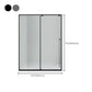 One-shaped Transparent Glass Shower Door, Semi-frameless Shower Single Sliding Door Clearhalo 'Bathroom Remodel & Bathroom Fixtures' 'Home Improvement' 'home_improvement' 'home_improvement_shower_tub_doors' 'Shower and Tub Doors' 'shower_tub_doors' 'Showers & Bathtubs' 1200x1200_13d49292-4f56-443d-9c2d-af7d44980f69