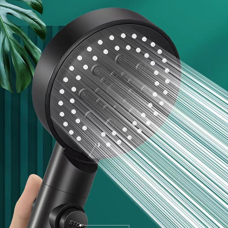 Round Handheld Shower Head Plastic Adjustable Spray Pattern Spray Head for Home Clearhalo 'Bathroom Remodel & Bathroom Fixtures' 'Home Improvement' 'home_improvement' 'home_improvement_shower_heads' 'Shower Heads' 'shower_heads' 'Showers & Bathtubs Plumbing' 'Showers & Bathtubs' 1200x1200_13dcfe4b-a585-423d-bb65-c756acac3674