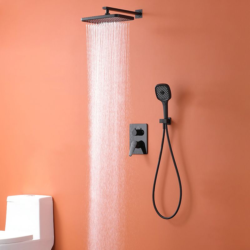 Modern Style Shower System Spot Resist Copper Wall Mounted Shower System Clearhalo 'Bathroom Remodel & Bathroom Fixtures' 'Home Improvement' 'home_improvement' 'home_improvement_shower_faucets' 'Shower Faucets & Systems' 'shower_faucets' 'Showers & Bathtubs Plumbing' 'Showers & Bathtubs' 1200x1200_13e643cd-a822-4fff-b017-f5846cea2479
