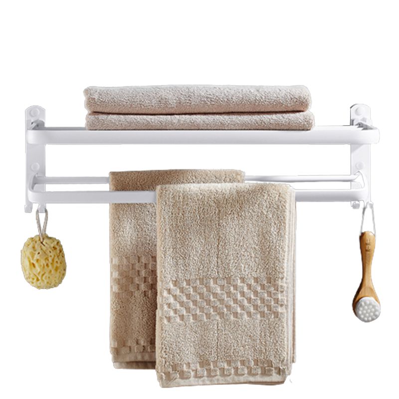 White Bathroom Accessories Hardware Set Modern Bathroom Accessory Kit, Towel Bar Clearhalo 'Bathroom Hardware Sets' 'Bathroom Hardware' 'Bathroom Remodel & Bathroom Fixtures' 'bathroom_hardware_sets' 'Home Improvement' 'home_improvement' 'home_improvement_bathroom_hardware_sets' 1200x1200_13f33a17-257d-4c5c-a2cf-77c914787fc7