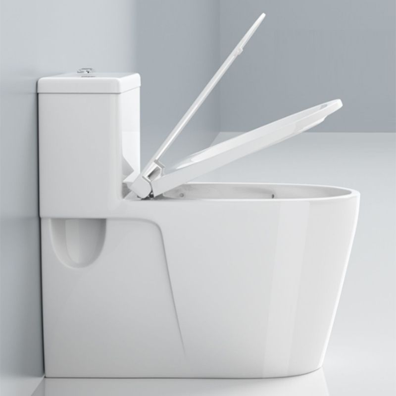 Modern Floor Mount Toilet Slow Close Seat Included Toilet Bowl for Washroom Clearhalo 'Bathroom Remodel & Bathroom Fixtures' 'Home Improvement' 'home_improvement' 'home_improvement_toilets' 'Toilets & Bidets' 'Toilets' 1200x1200_140015d9-1e8e-47b8-ba6c-bee594fe1587