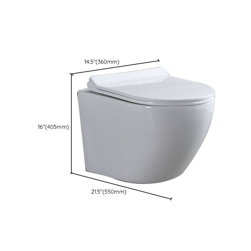 Modern Wall Mount Flush Toilet All-In-One Siphon Jet Toilet Bowl Clearhalo 'Bathroom Remodel & Bathroom Fixtures' 'Home Improvement' 'home_improvement' 'home_improvement_toilets' 'Toilets & Bidets' 'Toilets' 1200x1200_1416ceae-a74b-4736-a236-b41ced96143a