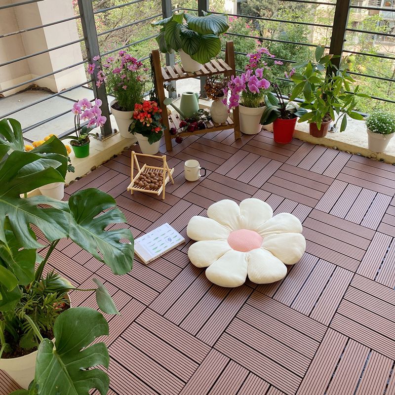 Interlocking Decking Tiles Waterproof Decking Tiles for Indoor and Outdoor Clearhalo 'Home Improvement' 'home_improvement' 'home_improvement_outdoor_deck_tiles_planks' 'Outdoor Deck Tiles & Planks' 'Outdoor Flooring & Tile' 'Outdoor Remodel' 'outdoor_deck_tiles_planks' 1200x1200_141ad05c-9216-41af-96a3-1774c7e690e2