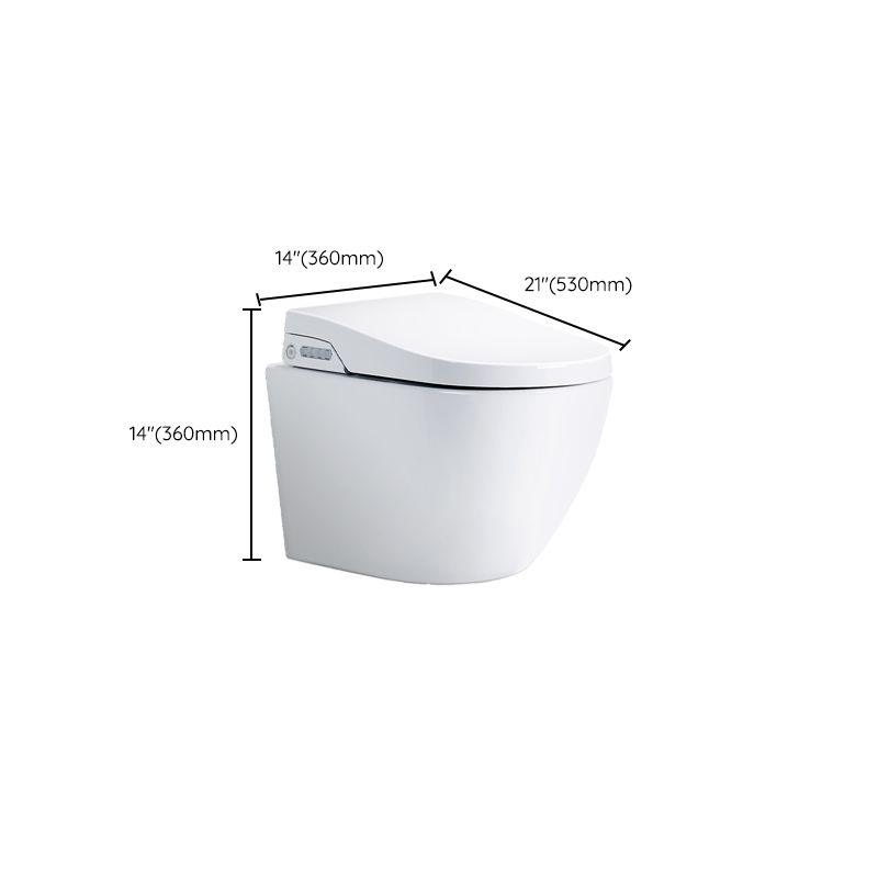 Modern Wall Mounted Bidet Foot Sensor White Temperature Control Clearhalo 'Bathroom Remodel & Bathroom Fixtures' 'Bidets' 'Home Improvement' 'home_improvement' 'home_improvement_bidets' 'Toilets & Bidets' 1200x1200_143a46bc-6a37-4b34-b784-8a7ea25ab7eb